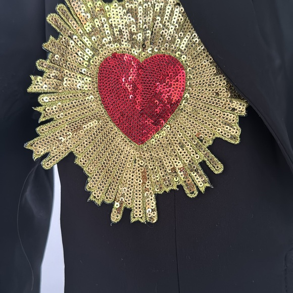 Akira Glistenin in Gold Blazer Dress - Picture 4 of 5